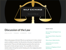 Tablet Screenshot of nalpexchange.org